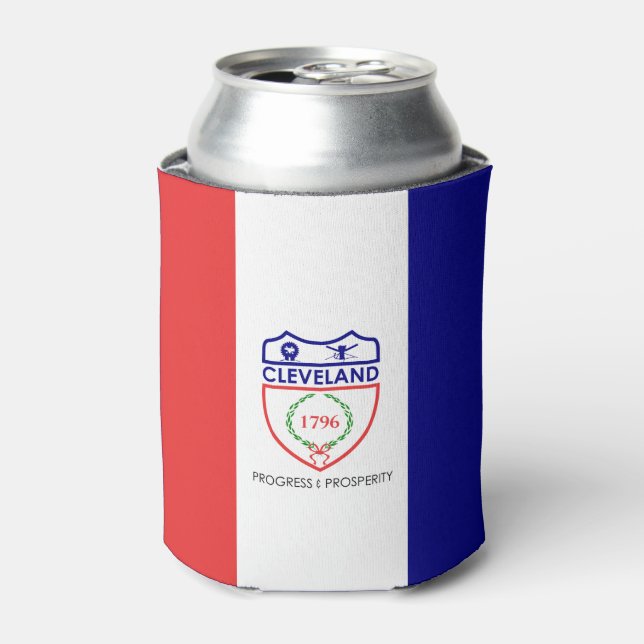Rafraîchisseur Pour Canette Drapeau de Cleveland, Ohio Can Cooler (Can devant)