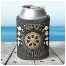 Drapeau de course sur mesure Hot Rod Muscle Garage