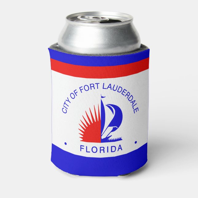 Rafraîchisseur Pour Canette Drapeau de Fort Lauderdale, Floride (Can Dos)
