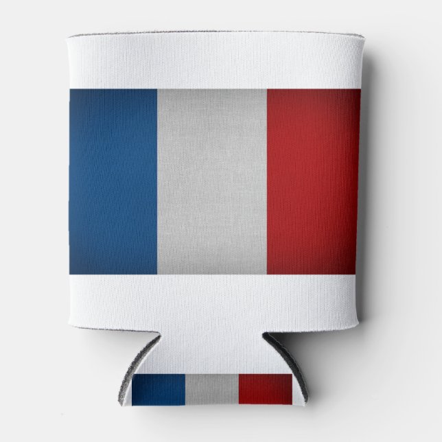 Rafraîchisseur Pour Canette Drapeau de France (Devant)