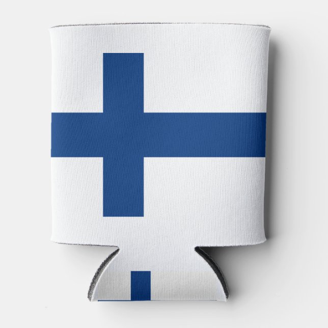Rafraîchisseur Pour Canette Drapeau de la Finlande (Devant)