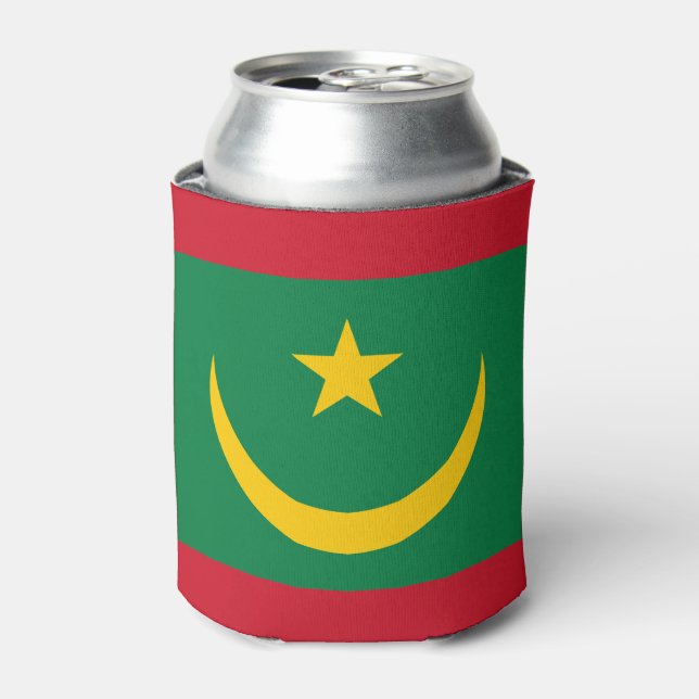 Rafraîchisseur Pour Canette Drapeau de la Mauritanie (Can devant)