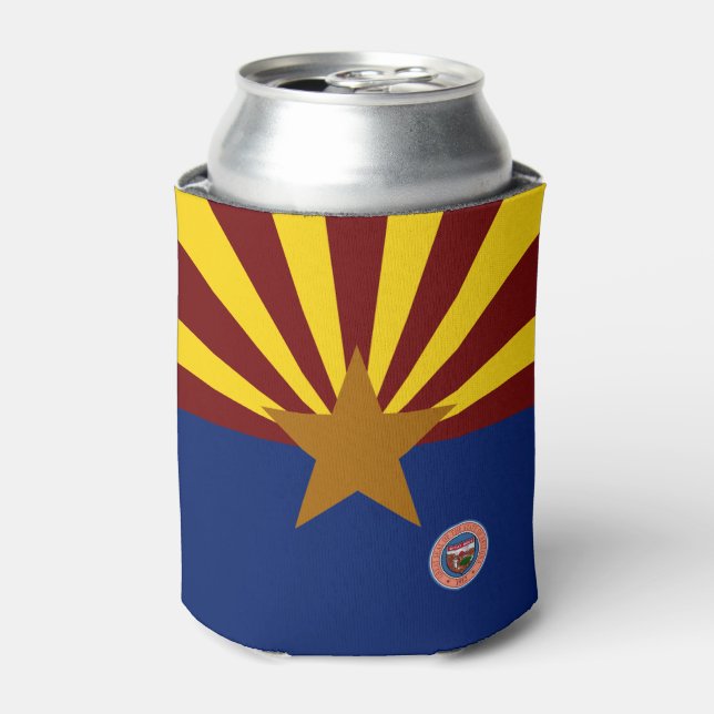 Rafraîchisseur Pour Canette Drapeau de l'Arizona (Can devant)