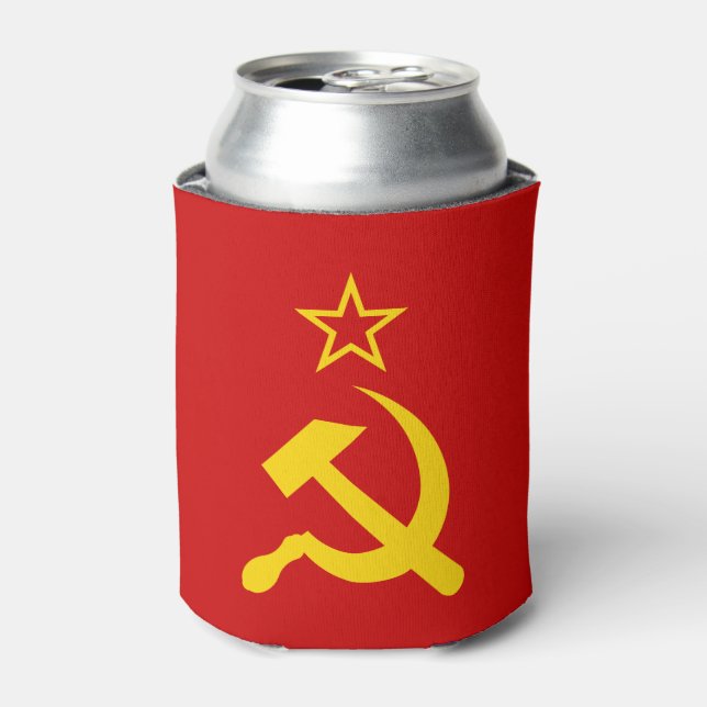 Rafraîchisseur Pour Canette Drapeau de l'URSS - Drapeau de l'Union soviétique (Can devant)