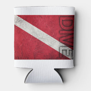 Rafraîchisseur Pour Canette Drapeau de mer ; Style vintage ; sport; sous-marin