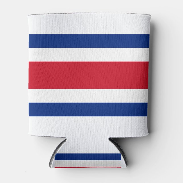 Rafraîchisseur Pour Canette Drapeau du Costa Rica (Devant)