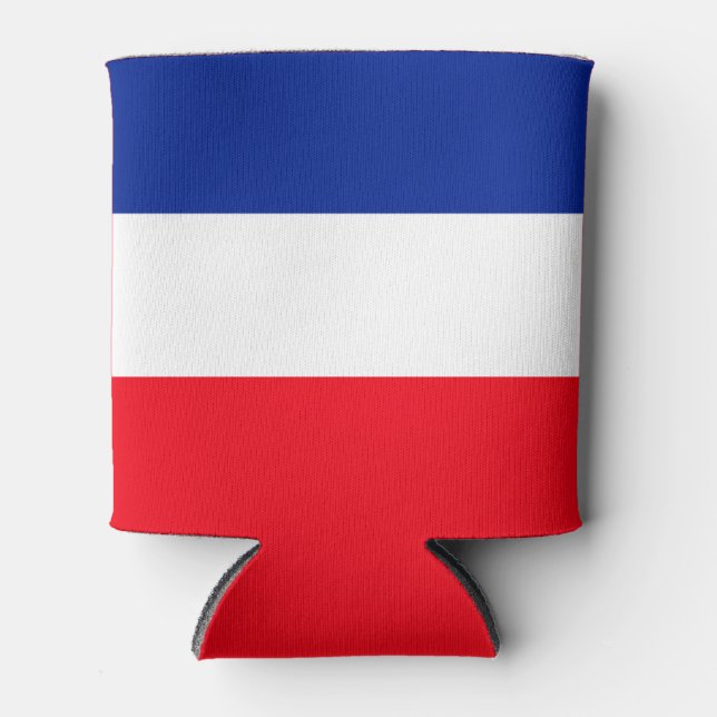 Rafraîchisseur Pour Canette Drapeau Français Couleurs patriotiques Voyage inte (Devant)