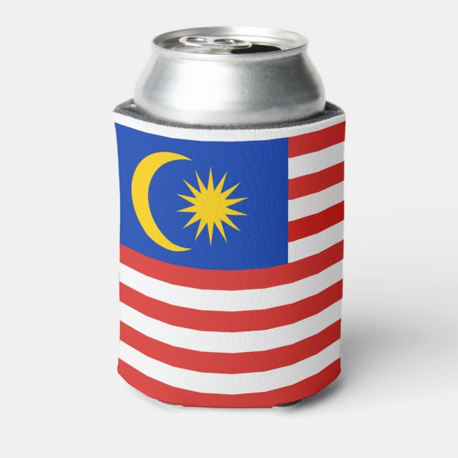 Rafraîchisseur Pour Canette Drapeau malais de Malaisie Jalur Gemilang (Can Dos)