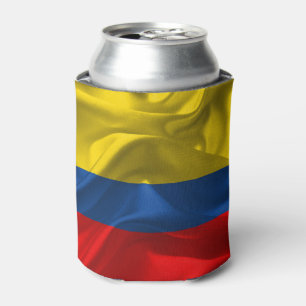 Rafraîchisseur Pour Canette Drapeau national colombien de tissu d'agneau