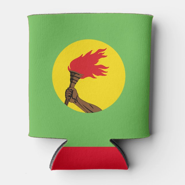 Rafraîchisseur Pour Canette Drapeau République du Zaïre - République démocrati (Devant)