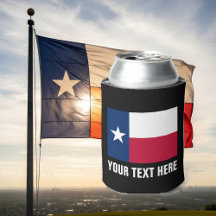 Drapeau Texas peut refroidir | Bouteille de bière