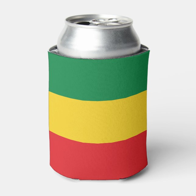 Rafraîchisseur Pour Canette Drapeau vert, or (jaune) et rouge (Can devant)