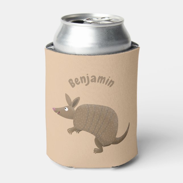 Rafraîchisseur Pour Canette Drôle armadillo joyeux dessin animé (Can devant)