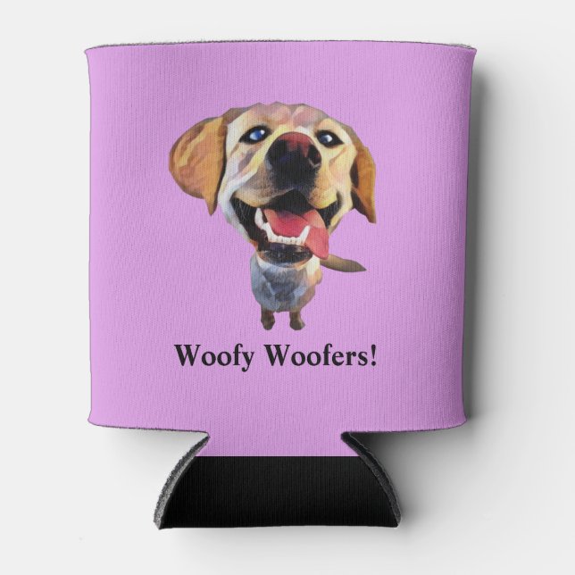 Rafraîchisseur Pour Canette Drôle Cartoon Labrador Retriever Can Cooler (Devant)