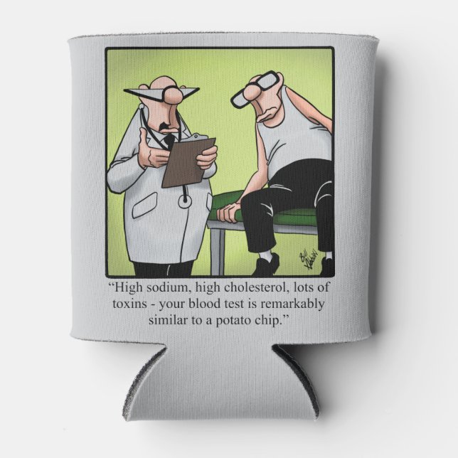 Rafraîchisseur Pour Canette Drôle Humour de santé Médicale (Devant)