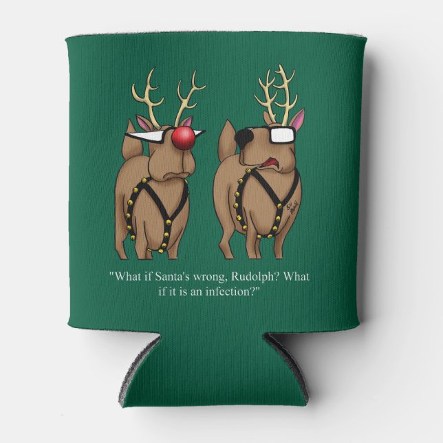 Rafraîchisseur Pour Canette Drôle Humour Noël peut refroidir cadeau (Devant)