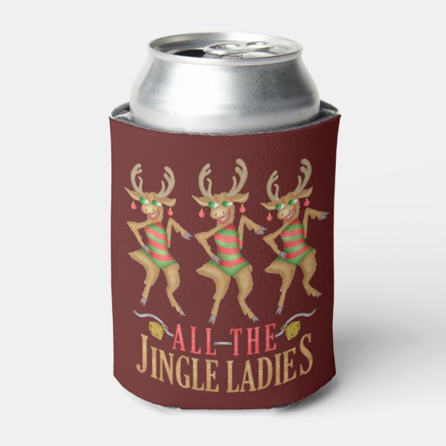 Rafraîchisseur Pour Canette Drôle Rendez-vous de Noël Toutes les Dames Jingle (Can devant)