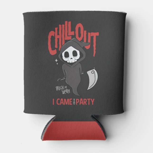 Rafraîchisseur Pour Canette Drôle Sarcastique Grim Reaper Halloween Party (Devant)