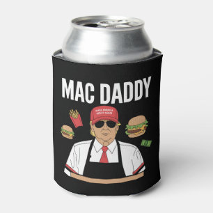 Rafraîchisseur Pour Canette Drôles de frites Trump faisant des frites Mac Dadd