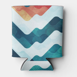 Rafraîchisseur Pour Canette Effet Grunge d'eau Motif transparent