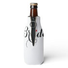 Élégant Script Heart Bride Can Cooler Cover Coozie