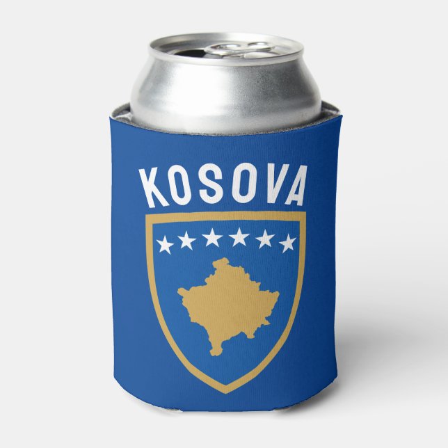 Rafraîchisseur Pour Canette Emblème de la République du Kosovo (Can devant)