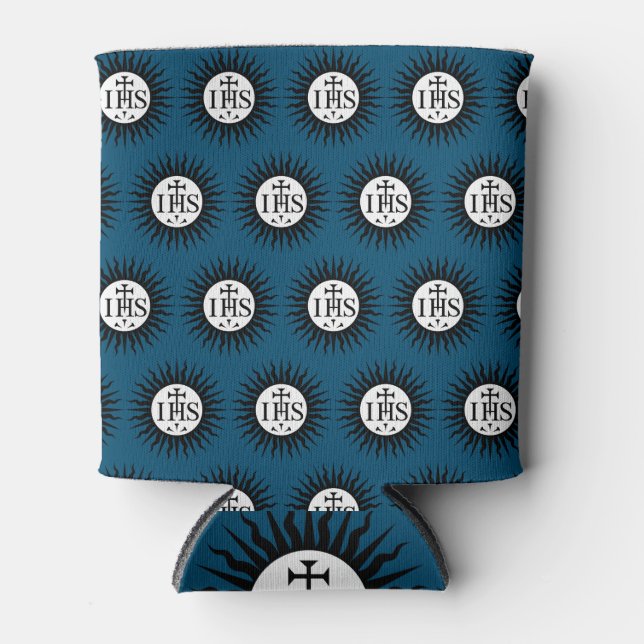 Rafraîchisseur Pour Canette Emblème de la Société de Jésus (Devant)