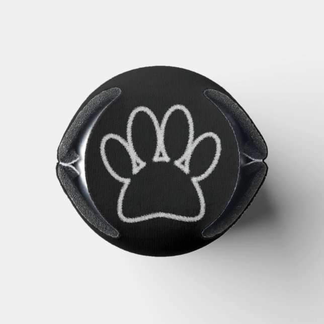 Rafraîchisseur Pour Canette Empreinte de patte de chien de ligne Chalk blanc (Bas)