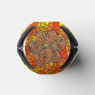 Rafraîchisseur Pour Canette Empreinte de patte Mosaic Art Dog