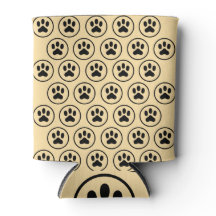 Empreintes de pattes de chien noir mignon - Glaciè