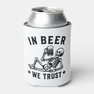 Rafraîchisseur Pour Canette En bière, nous avons confiance squelette rafraîchi