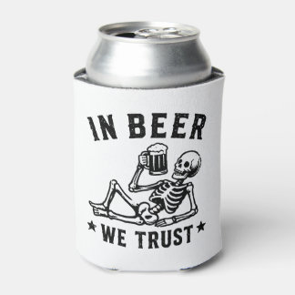 Rafraîchisseur Pour Canette En bière, nous avons confiance squelette rafraîchi