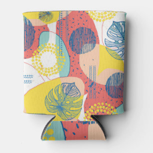 Rafraîchisseur Pour Canette En-tête de collage créatif Doodle Art