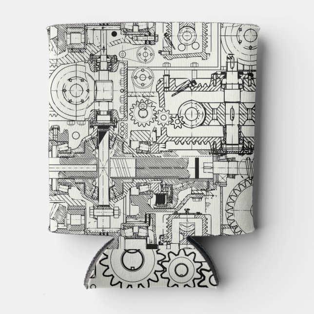 Rafraîchisseur Pour Canette Engins de ver : Machines Techniques Simples. (Devant)