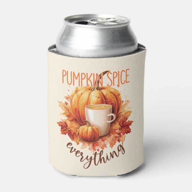 Rafraîchisseur Pour Canette Épices citrouilles - Foliage de fin et d'automne (Can devant)