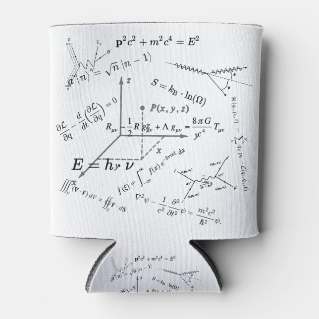 Rafraîchisseur Pour Canette Équations et formules de physique (Devant)