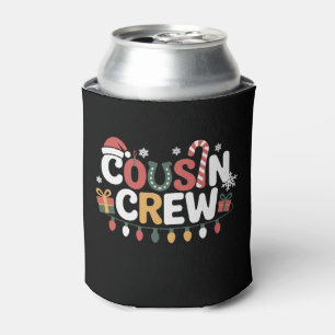 Rafraîchisseur Pour Canette Équipage de Cousins Chapeau de Noël Bonbons de Noë