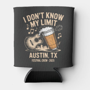Rafraîchisseur Pour Canette Équipe de festival Austin personnalisée vintage am