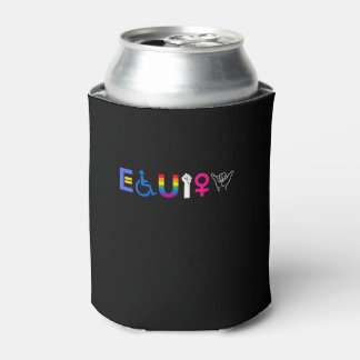 Rafraîchisseur Pour Canette _EQUITY_ Droits égaux LGBTQ Ally Unity Pride Femme