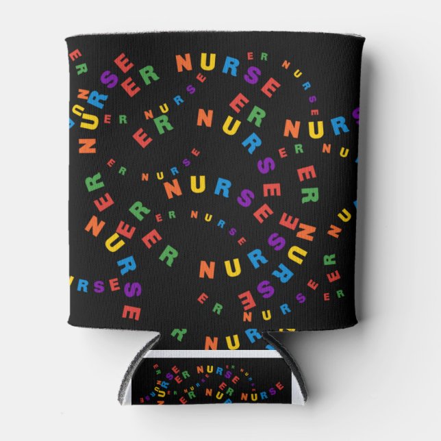 Rafraîchisseur Pour Canette ER Nurse Black (Devant)