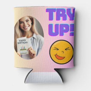 Rafraîchisseur Pour Canette Essaie ! Amusant Emoji Design pour la fête