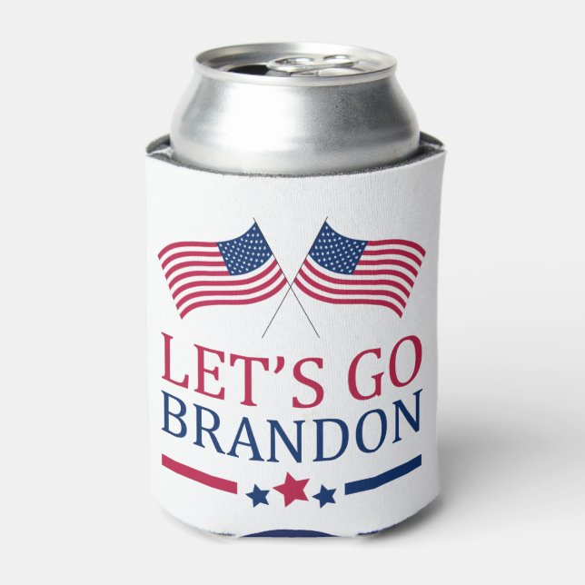 Rafraîchisseur Pour Canette États-Unis Drapeaux Allons Brandon Can Cooler (Can devant)