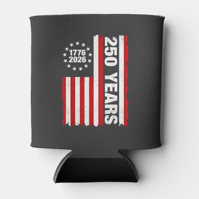 Rafraîchisseur Pour Canette États-Unis vintages Semiquincentennial 250e Annive (Devant)