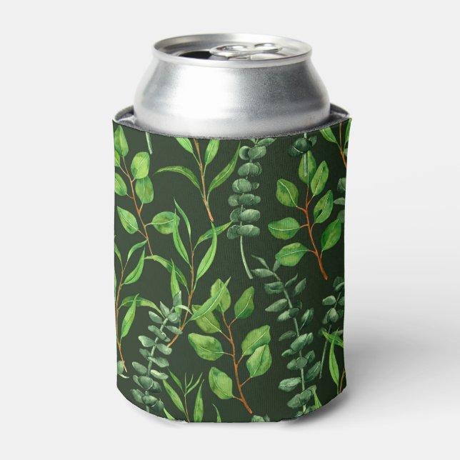 Rafraîchisseur Pour Canette Eucalyptus vert foncé (Can devant)