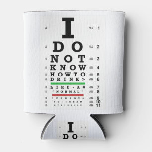 Rafraîchisseur Pour Canette Eye Exam - Cadeaux Sobers Hommes Femmes