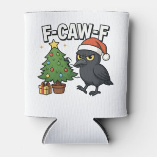 Rafraîchisseur Pour Canette F-caw-f Noël Corbeau Sapin Xmas Arbre Meme