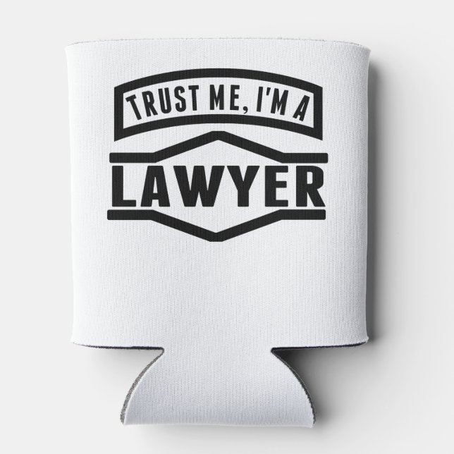 Rafraîchisseur Pour Canette Faites-moi confiance Je suis un avocat (Dos)