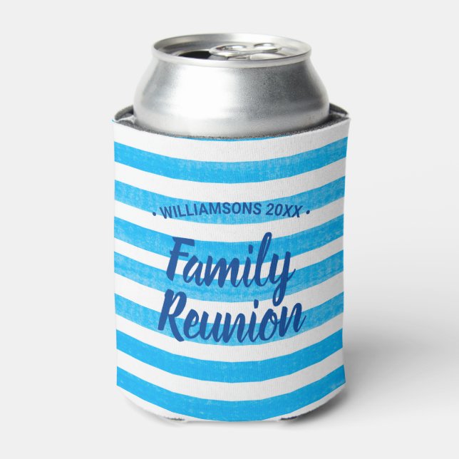 Rafraîchisseur Pour Canette Famille Reunion Bleu Blancs (Can devant)