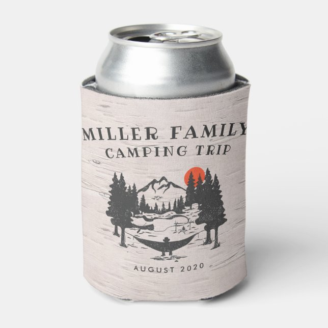 Rafraîchisseur Pour Canette Famille Réunion Camping Road Trip Personnalisé (Can devant)
