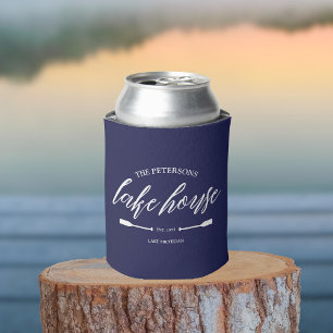 Rafraîchisseur Pour Canette Family Lake House Côtier Nautique Marine Bleu Oar